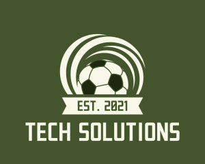 Soccer Ball Banner logo