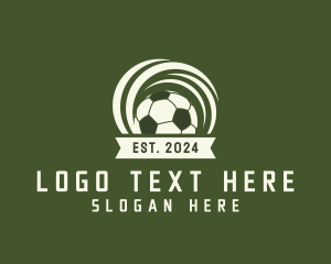 Soccer Ball Banner logo