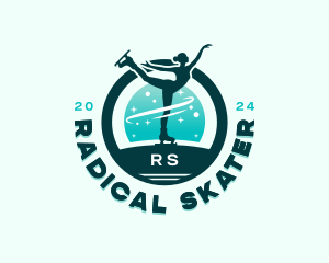 Skater Lady Tournament logo design