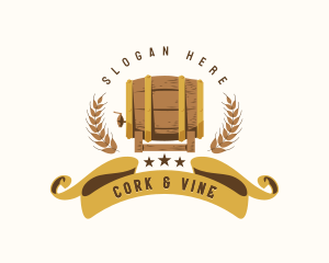 Barrel Liquor Brewery logo design