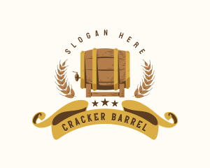 Barrel Liquor Brewery logo design