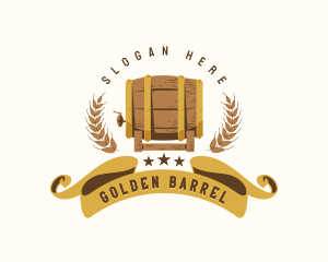 Barrel Liquor Brewery logo design