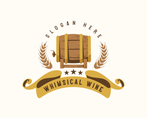 Barrel Liquor Brewery logo design