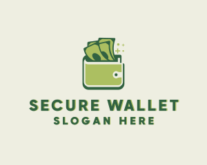 Cash Wallet Savings logo design