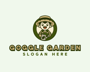 Gardener Landscaping Garden logo design