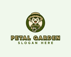 Gardener Landscaping Garden logo design