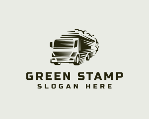 Green Smoke Truck logo design