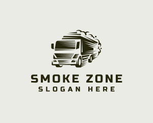 Green Smoke Truck logo design