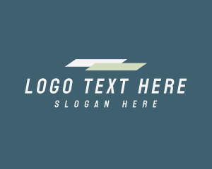 Italic - Geometric Logistics Company logo design