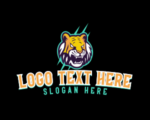 Tiger - Wild Tiger Game logo design
