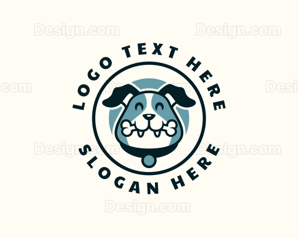 Happy Dog Bone Treat Logo