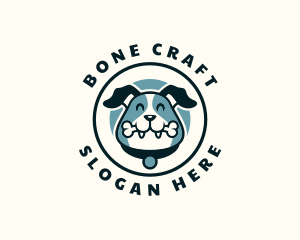 Happy Dog Bone Treat logo design