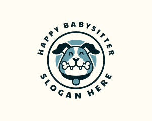 Happy Dog Bone Treat logo design