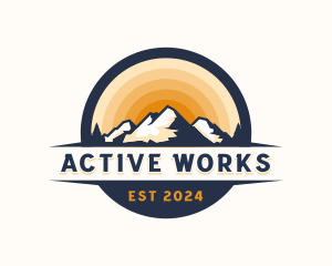 Mountain Peak Adventure logo design