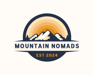 Mountain Peak Adventure logo design