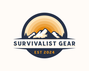 Mountain Peak Adventure logo design