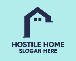 Blue Home Faucet logo design