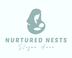 Mom Breastfeed Baby logo