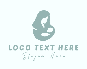 Gynecology - Mom Breastfeed Baby logo design