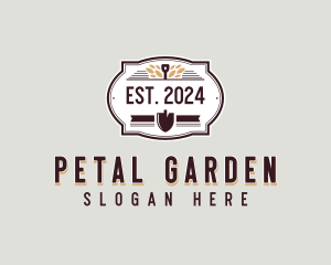 Landscaping Yard Shovel logo design