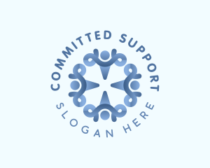 Support Group Community  logo design