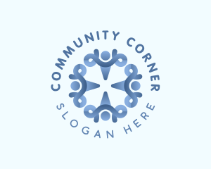 Support Group Community  logo design