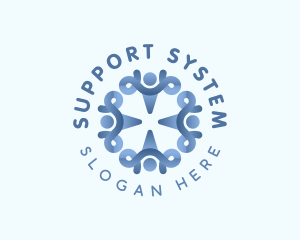 Support Group Community  logo design