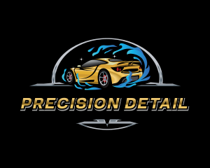 Car Wash Detailing logo design