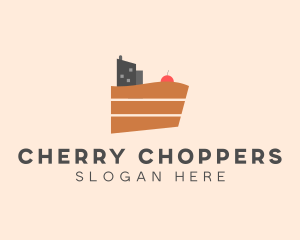 Cherry City Cake  logo design