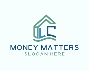 House Monogram Letter LC  logo