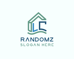House Monogram Letter LC  logo