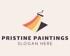 Paint Painting Roller logo design