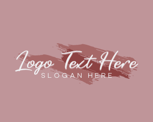 Feminine Cursive Wordmark logo