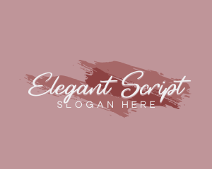 Feminine Cursive Wordmark logo design