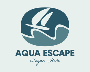 Sailing Yacht Badge logo