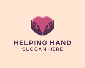 Open Hands Heart Donation logo design