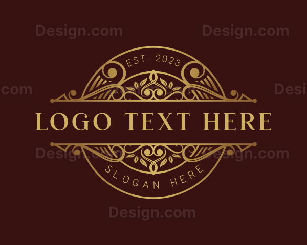 Luxury Floral Ornament Logo