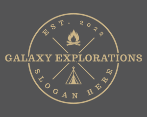 Outdoor Camping Adventure logo design