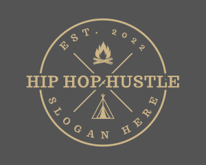 Outdoor Camping Adventure logo design