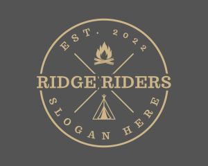 Outdoor Camping Adventure logo design