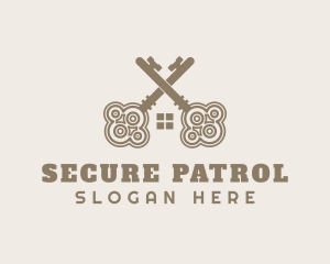 Secure Key Realtor logo design