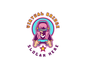 Virtual Woman Gamer logo