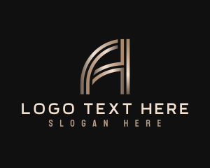 Expensive Luxury Brand Letter A logo