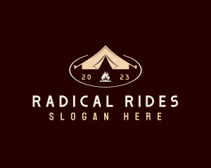 Outdoor Camping Tent Logo