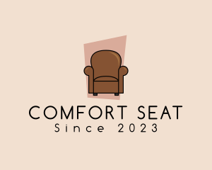 Seat Armchair Furniture logo design