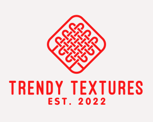 Weave Textile Pattern  logo design