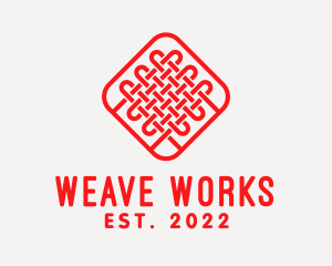 Weave Textile Pattern  logo