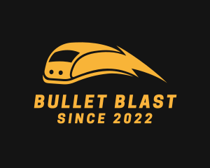 Lightning Bullet Train logo design