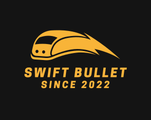 Lightning Bullet Train logo design