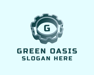 Mechanical Gear Cog Logo